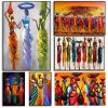 African Women Artwork Printed on Canvas 