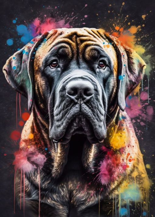 Paintings of Beautiful Dogs Printed on Canvas - Image 15