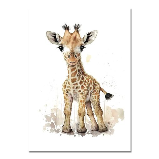 Cute Baby Animals Artworks Printed on Canvas - Image 4