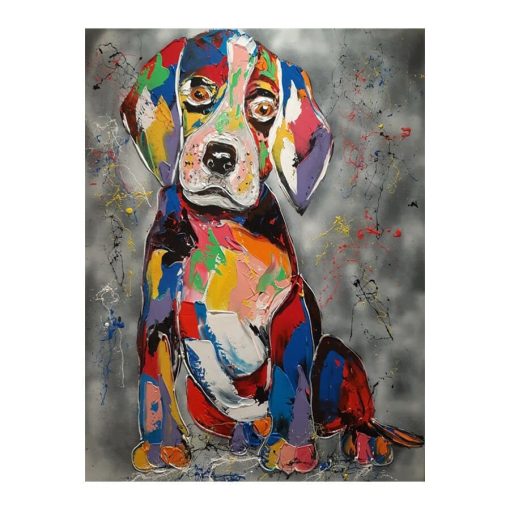 Fun Paintings of Dogs Printed on Canvas - Image 3