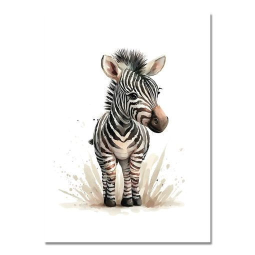 Cute Baby Animals Artworks Printed on Canvas - Image 6