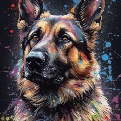 Paintings of Beautiful Dogs