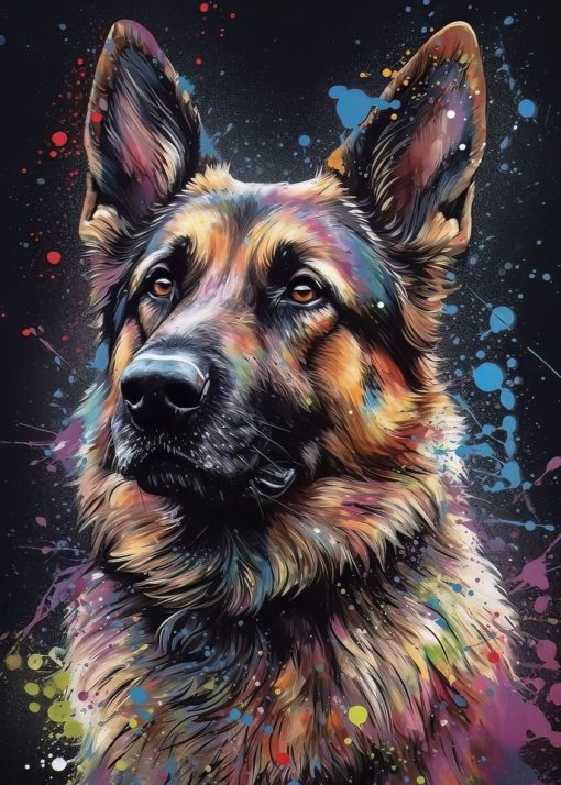 Paintings of Beautiful Dogs