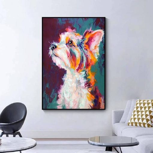 Fun Paintings of Dogs Printed on Canvas - Image 10