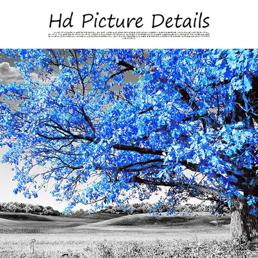 Abstract Tree Landscape Artwork Printed on Canvas - Image 6