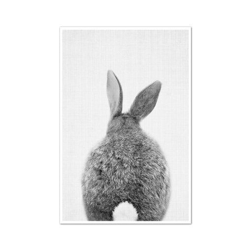 Cute Bunny Girls Wall Art Printed on Canvas - Image 15