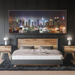 New York City Landscape Artwork Printed on Canvas