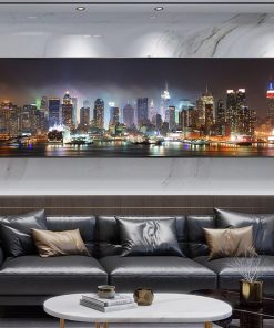 New York City Landscape Artwork Printed on Canvas