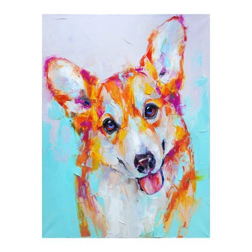 Fun Paintings of Dogs Printed on Canvas - Image 2