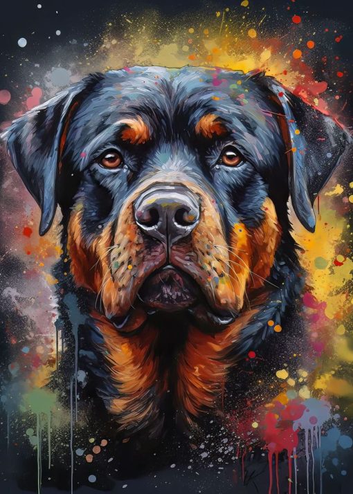 Paintings of Beautiful Dogs