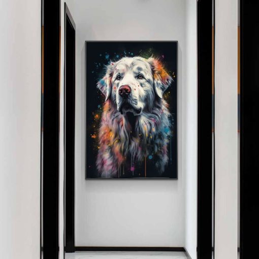 Paintings of Beautiful Dogs Printed on Canvas - Image 27