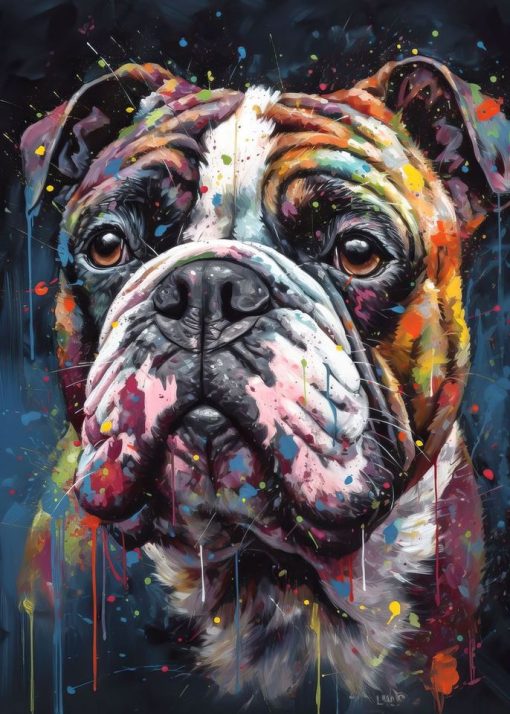 Paintings of Beautiful Dogs Printed on Canvas - Image 11