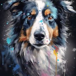 Paintings of Beautiful Dogs