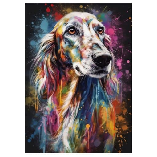 Paintings of Beautiful Dogs Printed on Canvas - Image 2