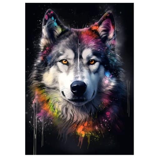 Paintings of Beautiful Dogs Printed on Canvas - Image 14