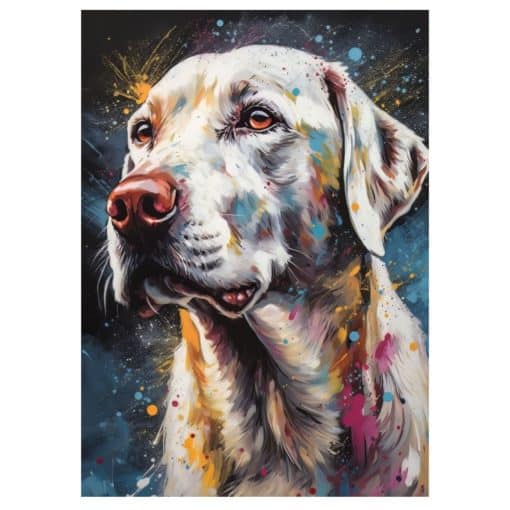 Paintings of Beautiful Dogs Printed on Canvas - Image 15