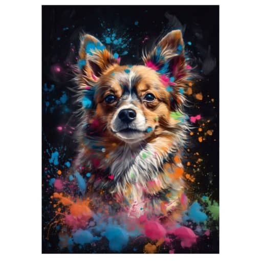 Paintings of Beautiful Dogs Printed on Canvas - Image 17