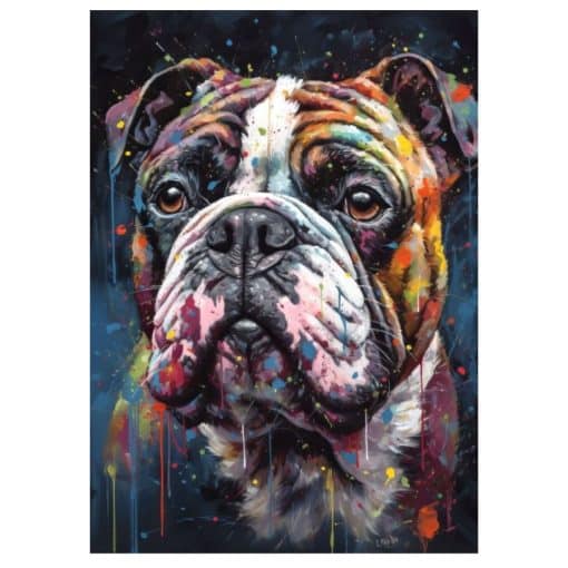 Paintings of Beautiful Dogs Printed on Canvas - Image 19