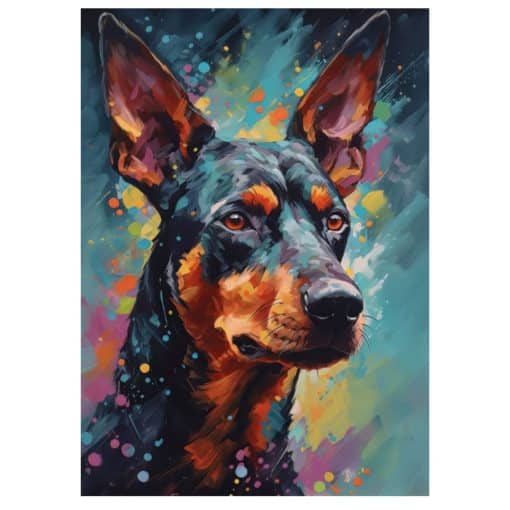 Paintings of Beautiful Dogs Printed on Canvas - Image 3