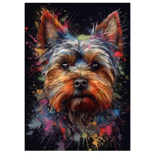 Paintings of Beautiful Dogs Printed on Canvas - Image 21