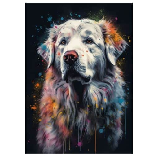 Paintings of Beautiful Dogs Printed on Canvas - Image 24