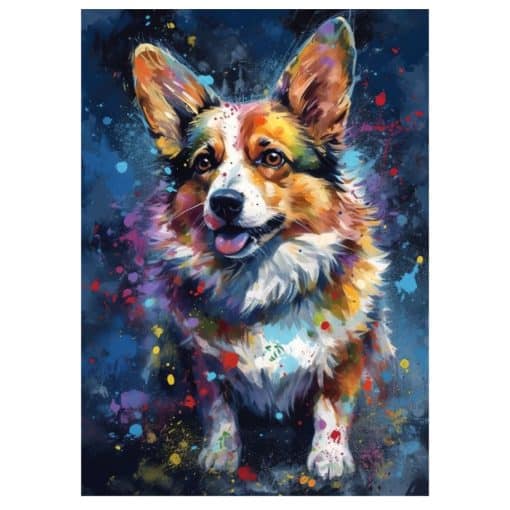 Paintings of Beautiful Dogs Printed on Canvas - Image 7