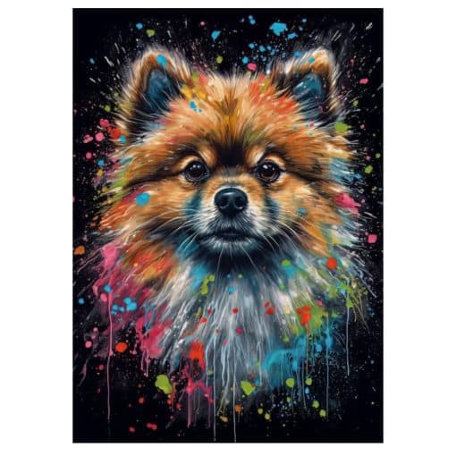 Paintings of Beautiful Dogs Printed on Canvas - Image 9