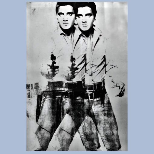 Double Elvis by Andy Warhol 1963 Printed on Canvas - Image 4