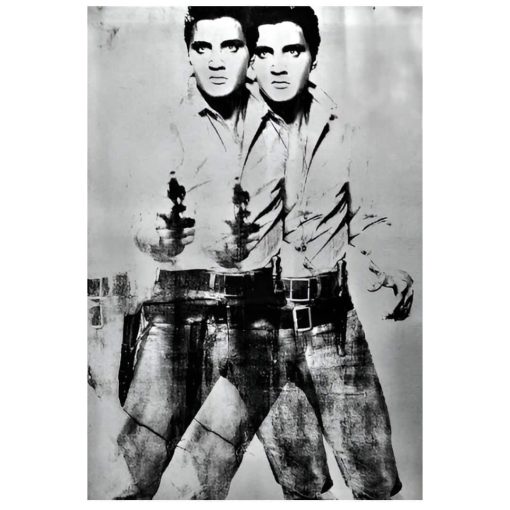 Double Elvis by Andy Warhol 1963 Printed on Canvas - Image 5