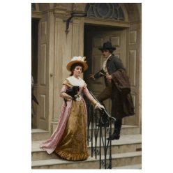 Edmund Blair Leighton 1894 My Next-Door Neighbour