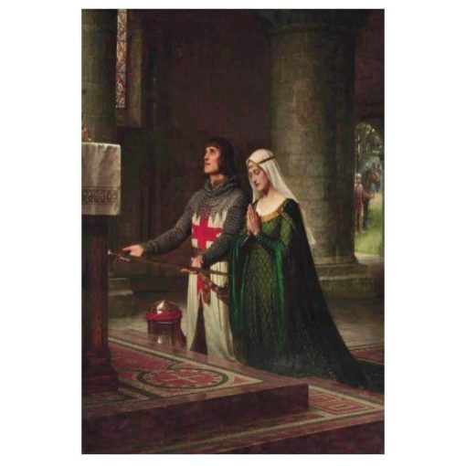 Edmund Blair Leighton 1908 The Dedication