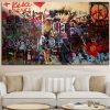 Mural Graffiti Artwork Printed on Canvas