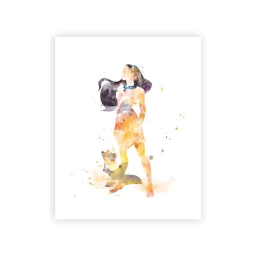 Paintings of Disney Princesses Printed on Canvas - Image 10