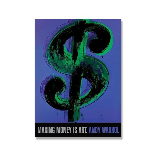 Andy Warhol's Artworks Printed on Canvas - Image 6