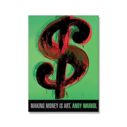 Andy Warhol's Artworks Printed on Canvas - Image 7