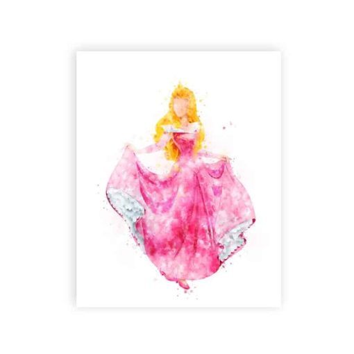 Paintings of Disney Princesses Printed on Canvas - Image 15