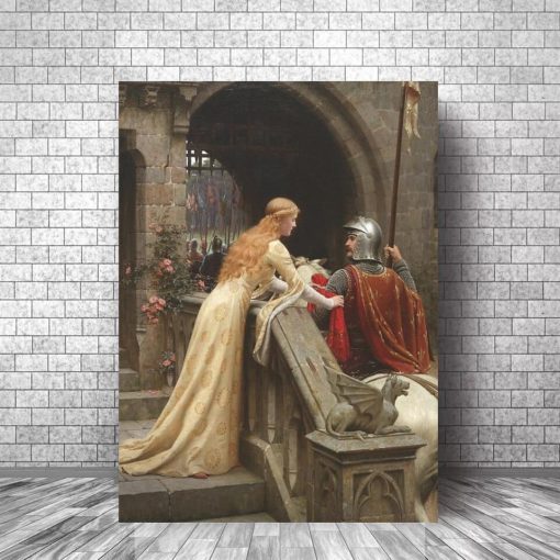 Artworks by Edmund Blair Leighton Printed on Canvas - Image 16