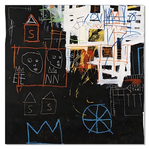 Artworks by Jean-Michel Basquiat Printed on Canvas - Image 18