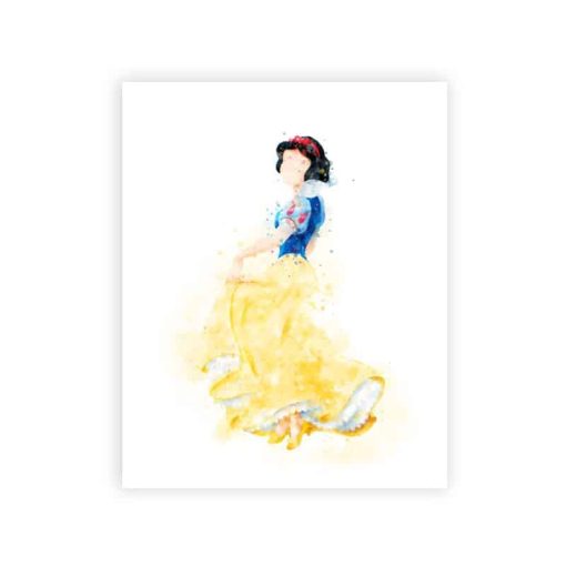 Paintings of Disney Princesses Printed on Canvas - Image 16