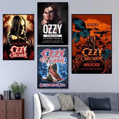 Artworks of Ozzy Osbourne Printed on Canvas - Image 22