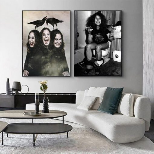 Artworks of Ozzy Osbourne Printed on Canvas - Image 21