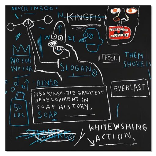 Artworks by Jean-Michel Basquiat Printed on Canvas - Image 20