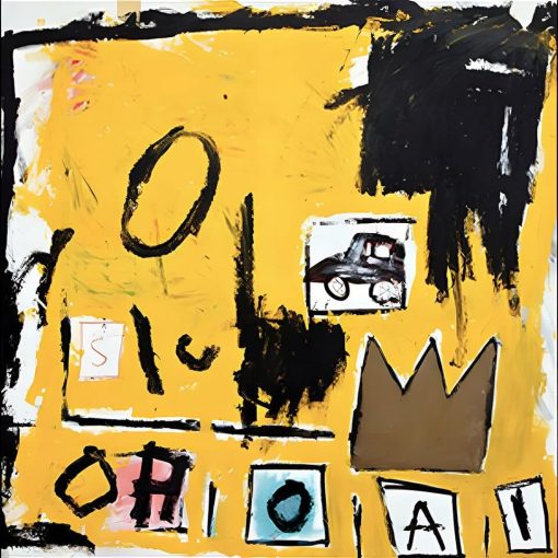 Artworks by Jean-Michel Basquiat Printed on Canvas - Image 14