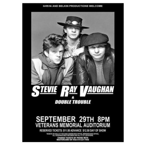 Stevie Ray Vaughan Wall Art Printed on Canvas - Image 8