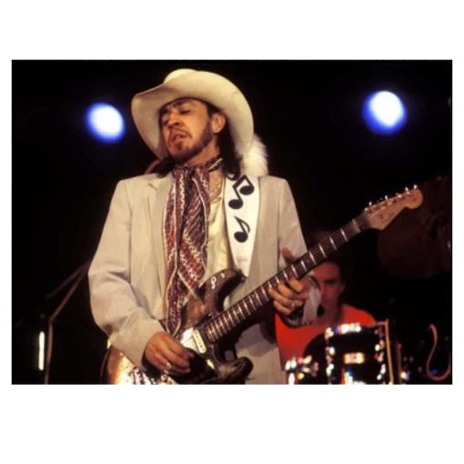 Stevie Ray Vaughan Wall Art Printed on Canvas - Image 9