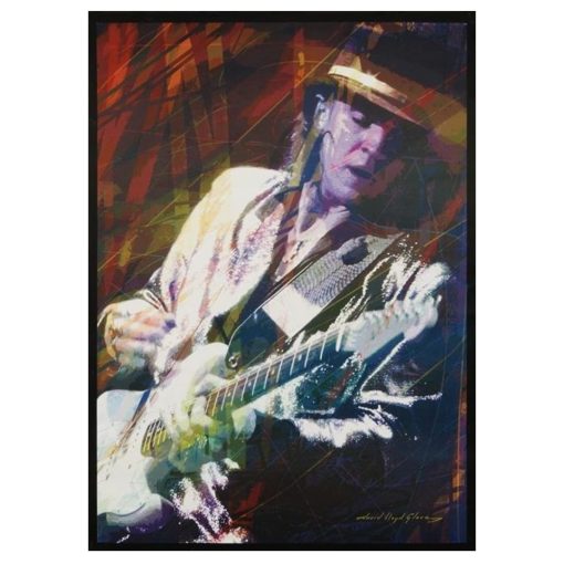 Stevie Ray Vaughan Wall Art Printed on Canvas - Image 10