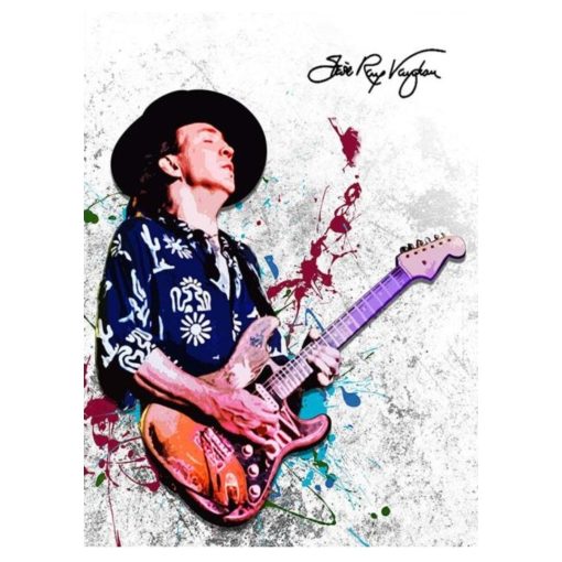 Stevie Ray Vaughan Wall Art Printed on Canvas - Image 16