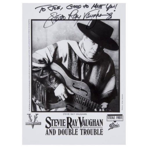 Stevie Ray Vaughan Wall Art Printed on Canvas - Image 3