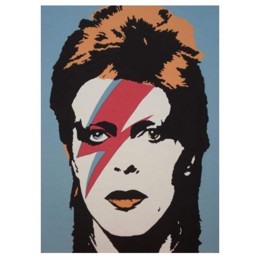 Artworks of David Bowie Printed on Canvas - Image 3