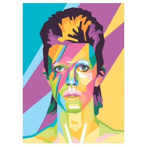 Artworks of David Bowie Printed on Canvas - Image 4